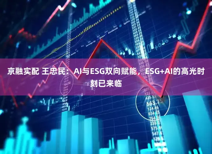 京融实配 王忠民：AI与ESG双向赋能，ESG+AI的高光时刻已来临
